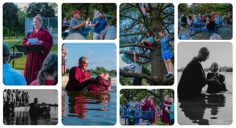 Baptisms at Lake Nokomis